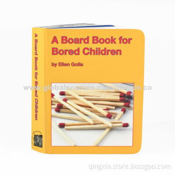 Board Book for Bored Children, Customized Designs Accepted, Children's Book ManufactureNew